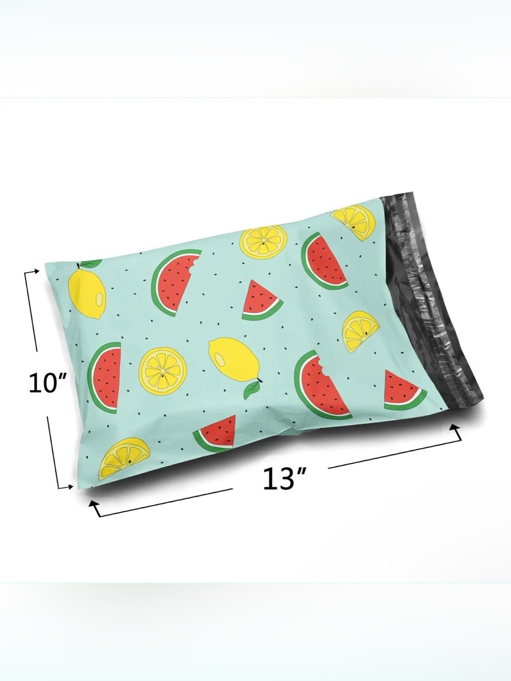 Poly Mailer Bags 10 x 13 Watermelons & Lemons Set of 50 - Picture 2 of 5
